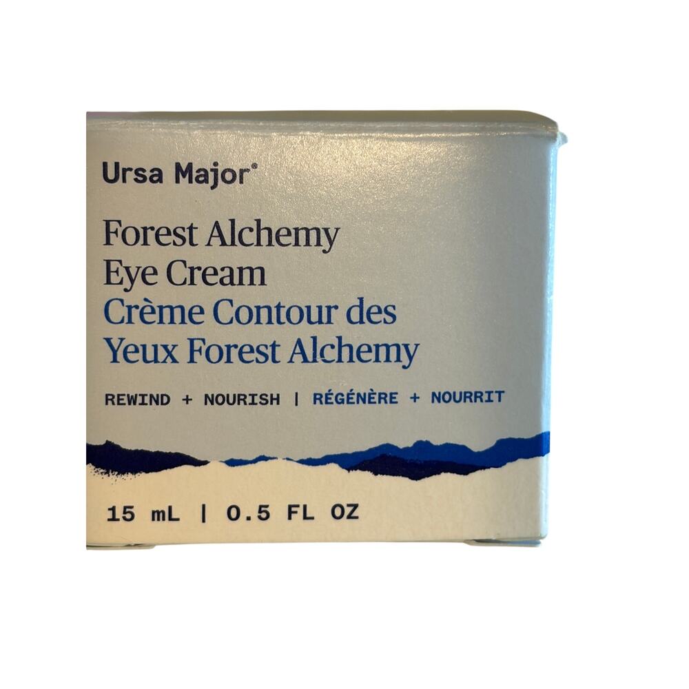 Ursa Major Forest Alchemy Eye Cream with Peptides to Depuff, Brighten & Firm